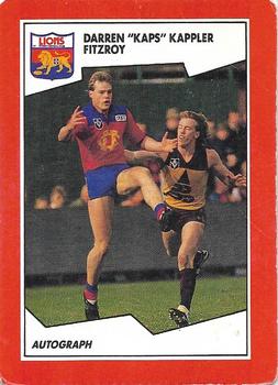 1989 Scanlens VFL #131 Darren Kappler Front